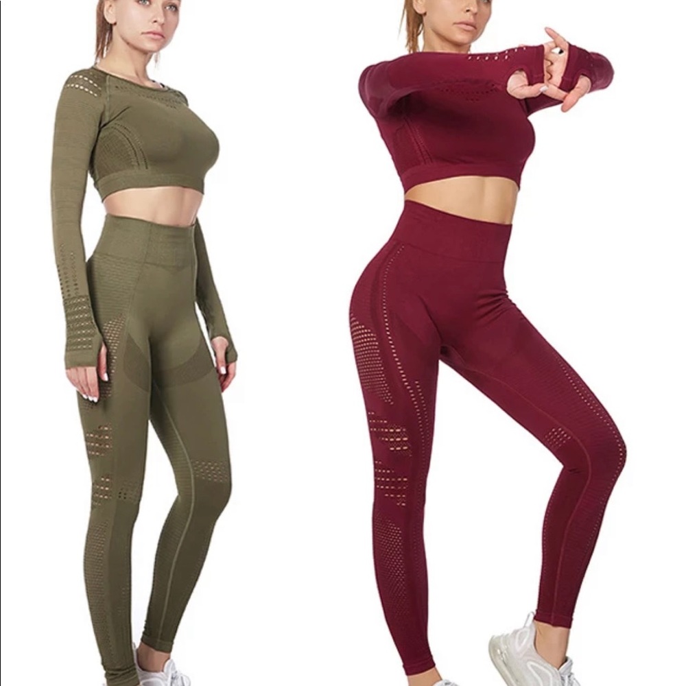 Stretchable yoga pants Two pairs